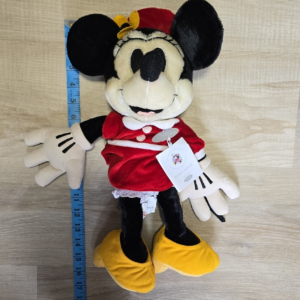 Vintage Treasure Minnie Mouse Mohair Doll Disney Store Exclusive 17" Chamois